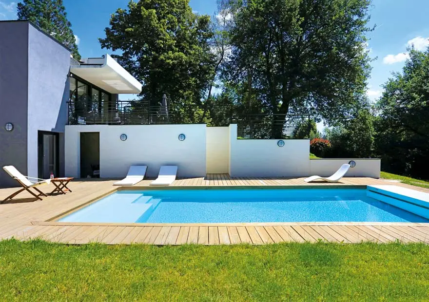 Gartenpool rechteckig
